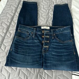 High rise skinny jeans